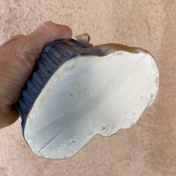 VTG 1960s Enesco Big Eyed Cat Vase Planter Desk Organizer - Picture 9 of 10